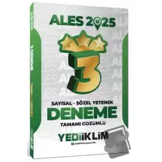 2025 ALES Sayısal Sözel Yetenek Tamamı Çözümlü 3 Yıldız Deneme