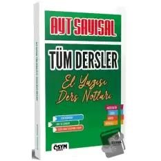 2025 AYT Sayısal Tüm Dersler El Yazısı Ders Notları