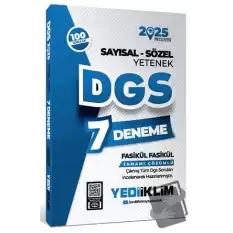 2025 DGS Sayısal-Sözel Yetenek 7 Fasikül Deneme