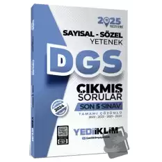 2025 DGS Sayısal-Sözel Yetenek Tamamı Çözümlü Son 5 Sınav Çıkmış Sorular