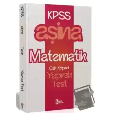 2025 KPSS Aşina Matematik Çek Kopart Yaprak Test