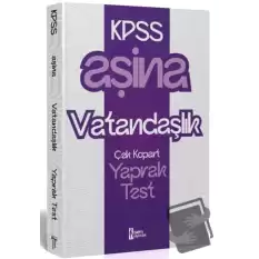 2025 KPSS Aşina Vatandaşlık Çek Kopart Yaprak Test