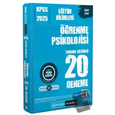 2025 KPSS Eğitim Bilimleri Öğrenme Psikolojisi Tamamı Çözümlü 20 Deneme