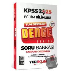 2025 KPSS Eğitim Bilimleri Tüm Dersler Denge Serisi Tamamı Çözümlü Soru Bankası