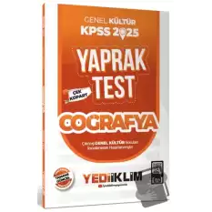 2025 KPSS Genel Kültür Coğrafya Çek Kopart Yaprak Test