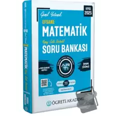 2025 KPSS Genel Yetenek Efsane Matematik Tamamı Çözümlü Soru Bankası