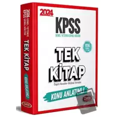 2025 KPSS Genel Yetenek - Genel Kültür Tek Kitap Konu Anlatımlı