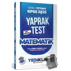 2025 KPSS Genel Yetenek Matematik Çek Kopart Yaprak Test