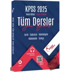 2025 KPSS Lisans Genel Kültür Genel Yetenek Tüm Dersler Tek Kitap Soru Bankası