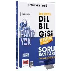 2025 KPSS YKS MSÜ Tamamı Çözümlü Panik Yok Zor Seviye Dil Bilgisi Soru Bankası (10 Deneme İlaveli)