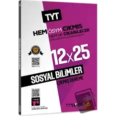 2025 TYT Sosyal Bilimler ÖSYM Çıkmış ve Çıkabilecek Sorulardan Oluşturulmuş 12 Deneme Sınavı Tamamı Video Çözümlü