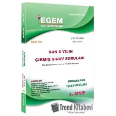 3. Sınıf 5. Yarıyıl Konaklama İşletmeciliği Güz Dönemi Çıkmış Sınav Soruları (Kod 705)