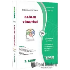 3. Sınıf 5. Yarıyıl Sağlık Yönetimi Konu Anlatımlı Hedef Sorular