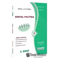 3. Sınıf 5. Yarıyıl Sosyal Politikalar Konu Anlatımlı Soru Bankası (Kod 355)