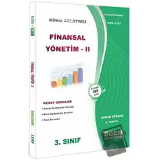 3. Sınıf 6. Yarıyıl Konu Anlatımlı Finansal Yönetim 2 - Kod 3351