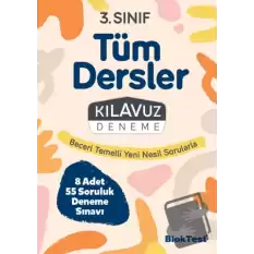 3. Sınıf Tüm Dersler Kılavuz Deneme