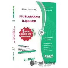 3. Sınıf Uluslararası İlişkiler (Bahar Dönemi) Konu Anlatımlı Soru Bankası (6. Yarıyıl)