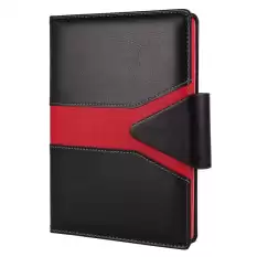 302304 ÇAMLIDERE KIRMIZI TARİHSİZ DEFTER (15X21 CM)