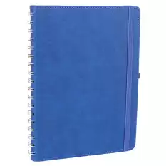 303105 SÖĞÜTÖZÜ LACİVERT SPİRALLİ TARİHSİZ DEFTER (17X24 CM)