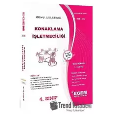 4. Sınıf 7. Yarıyıl Konaklama İşletmeciliği Hedef Sorular (Kod 420)