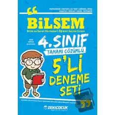 4. Sınıf Bilsem Tamamı Çözümlü 5li Deneme Seti