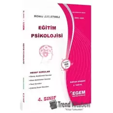 4. Sınıf Eğitim Psikolojisi Bahar Dönemi Konu Anlatımlı Soru Bankası 8. Yarıyıl 4462