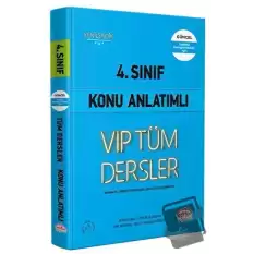 4. Sınıf VIP Tüm Dersler Konu Anlatımlı Mavi Kitap