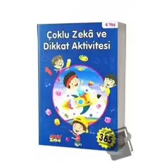 4 Yaş Çoklu Zeka ve Dikkat Aktivitesi - Mavi Kitap