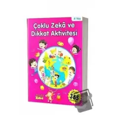 4 Yaş Çoklu Zeka ve Dikkat Aktivitesi - Pembe Kitap