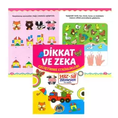 4E Defter Yaz-Sil Dikkat Ve Zeka Geliştirme Etkinlikleri Karatay Yayınevi