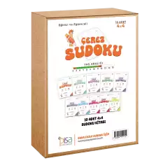 4x4 Eğitici ve Eğlenceli 10 Adet Çerez Sudoku Set