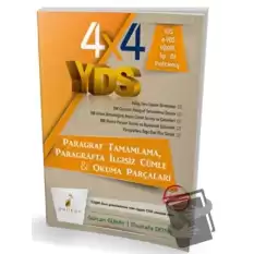 4x4 YDS Seti 2. Kitap Paragraf Tamamlama, Paragrafta İlgisiz Cümle ve Okuma Parçaları