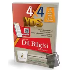 4x4 YDS Seti 4. Kitap İngilizce Dil Bilgisi Tamamı Çözümlü Soru Bankası