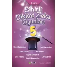 5.Seviye - Sihirli Dikkat Zeka Oyunları 5 (İlkokul)