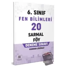 6. Sınıf Fen Bilimleri 20 Sarmal Föy Deneme Sınavı