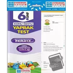 6. Sınıf İngilizce Konu Özetli Yaprak Test