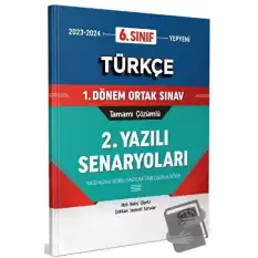 6. Sınıf Türkçe 1. Dönem Ortak Sınavı 2. Yazılı Senaryoları Tamamı Çözümlü