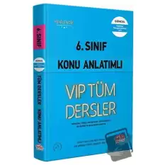 6. Sınıf VIP Tüm Dersler Konu Anlatımlı Mavi Kitap