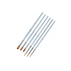 Fırça Blister Set 4 ( 123 Seri No:1 3 5 Kısa Sap 200F Seri No: 4 6 8 Kısa Sap)