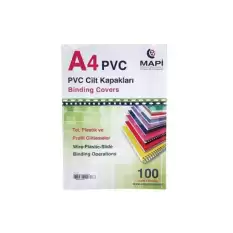 Cilt Kapağı Plastik Opak A4 160 Mıc Şeffaf 2040250   100lü Paket