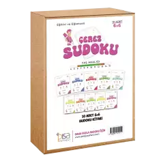 6x6 Eğitici ve Eğlenceli 10 Adet Çerez Sudoku Set