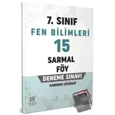 7. Sınıf Fen Bilimleri 15 Sarmal Föy Deneme Sınavı