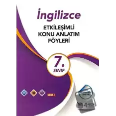 7. Sınıf İngilizce Etkileşimli Konu Anlatım Föyleri