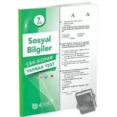 7. Sınıf Sosyal Bilgiler Çek Kopar Yaprak Test