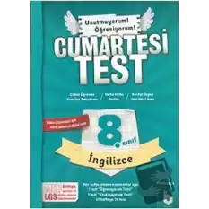 8. Sınıf Cumartesi Test İngilizce