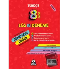 8. Sınıf Denemeye Değer Türkçe LGS 18 Deneme