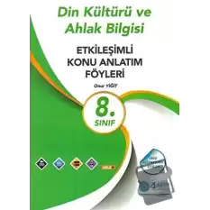 8. Sınıf Din Kültürü ve Ahlak Bilgisi Etkileşimli Konu Anlatım Föyleri