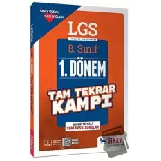 8. Sınıf LGS 1. Dönem Çözümlü Tam Tekrar Kampı