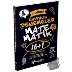 8. Sınıf LGS Matematik 1. Dönem 16+1 Haftalık Kazanım Denemeleri