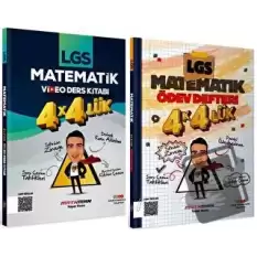 8. Sınıf LGS Matematik 4 4 lük Video Ders Kitabı + Ödev Defteri